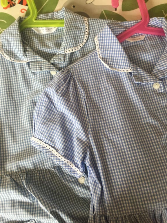 John Lewis Gingham Cotton School Summer Dress