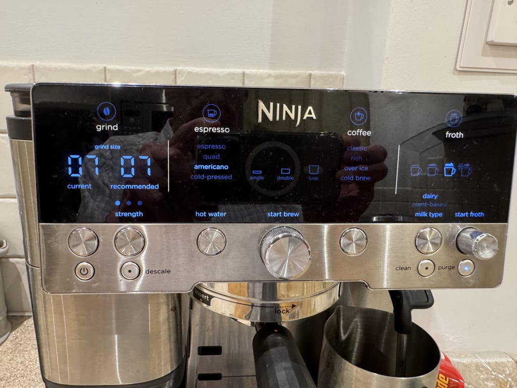 Ninja Luxe Café Premier ES601UKBK Coffee Machine, Black