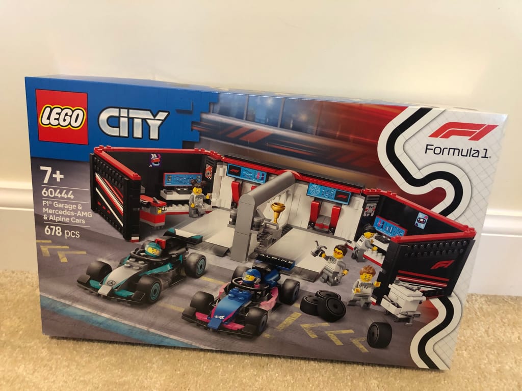LEGO City F1 Garage Mercedes-AMG Alpine Cars Set 60444