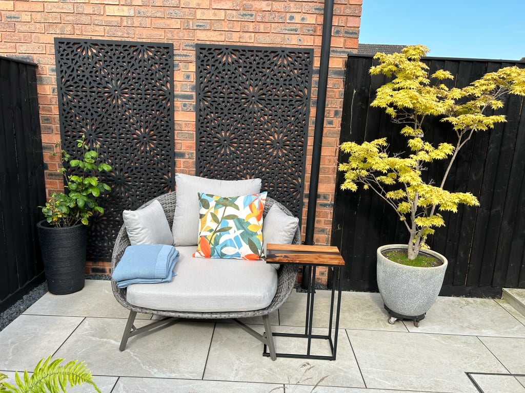 KETTLER LaMode Comfort Garden Lounging Chair with Cushions Grey