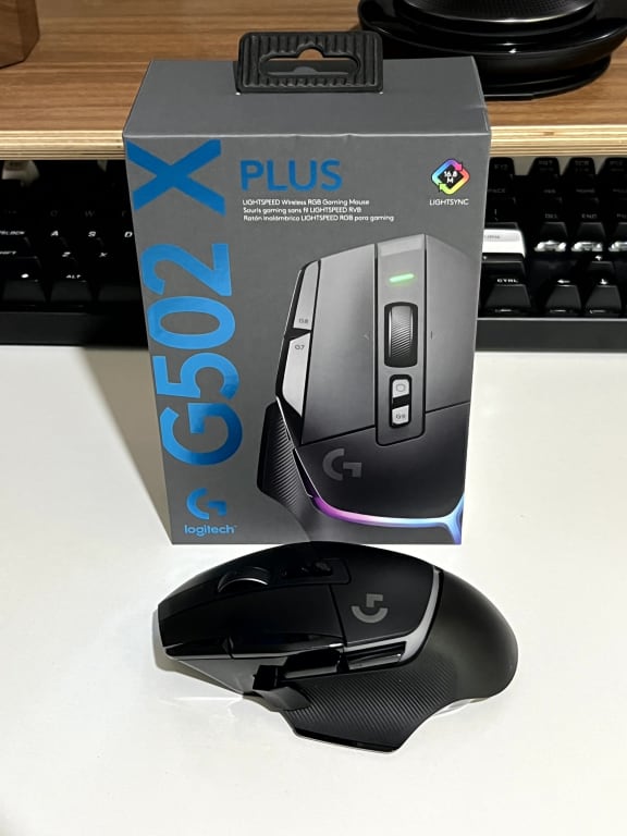 New Logitech - G502 X PLUS LIGHTSPEED Wireless Gaming Mouse with