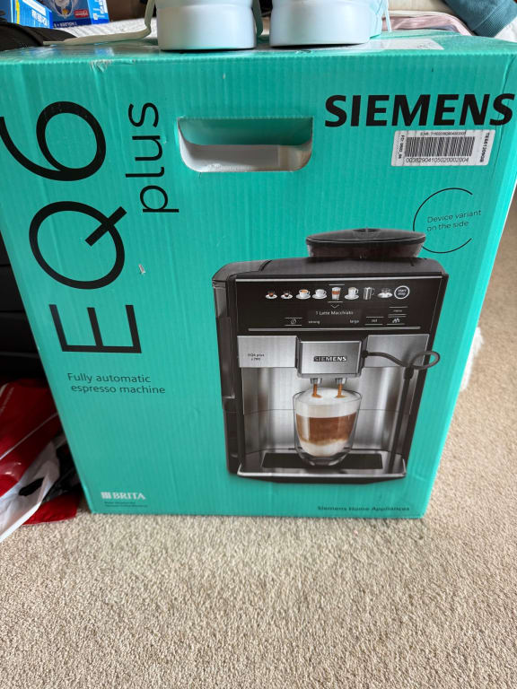 Siemens TE651209 EQ6 Bean to Cup Coffee Machine, Titanium