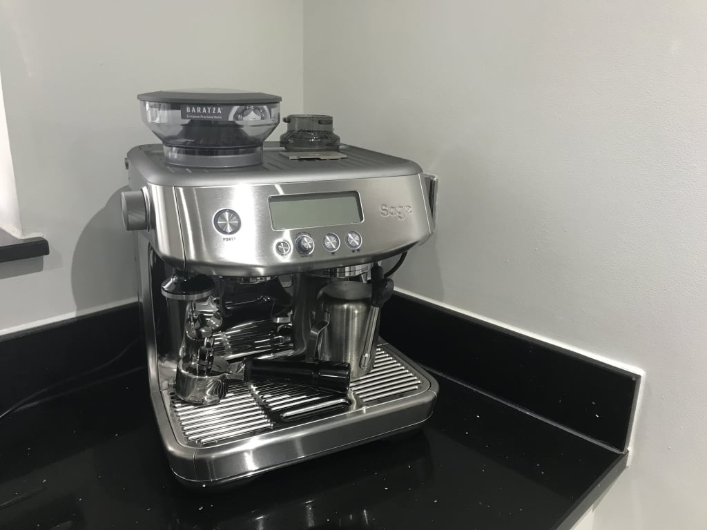 Sage Barista Pro Stainless Steel Sage SES878 The Barista Pro Luxe