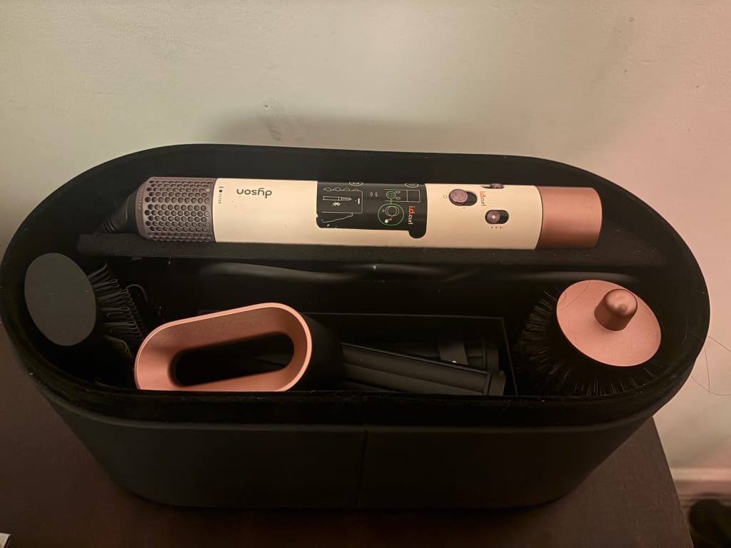Dyson Airwrap i.d.™ Straight+Wavy Hair Styler, Ceramic Pink