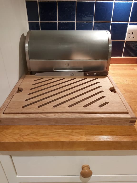 John Lewis Oak Wood Bread Bin