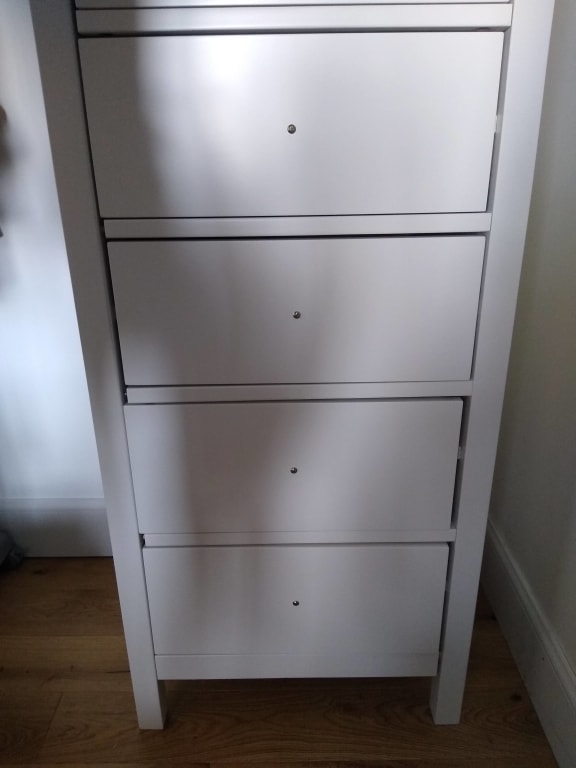 John Lewis ANYDAY Wilton 6 Drawer Tallboy Chest White