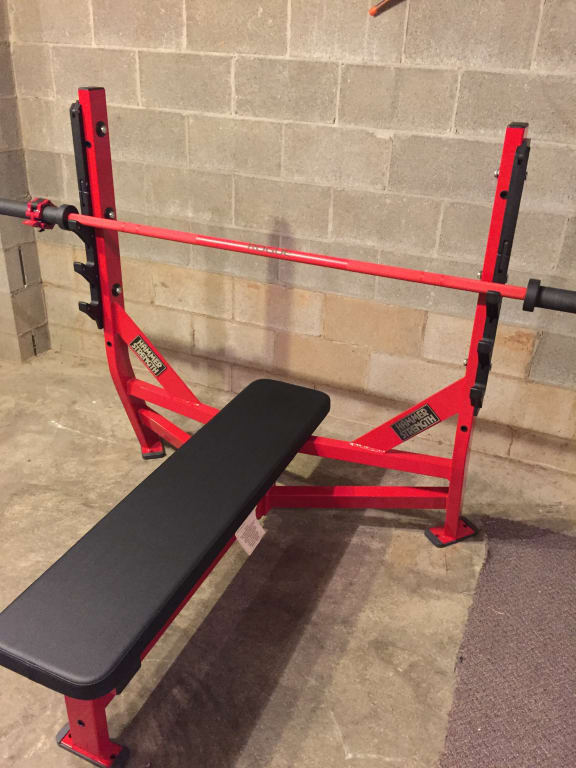 Hammer Strength Olympic Weight Flat Bench Life Fitness Store