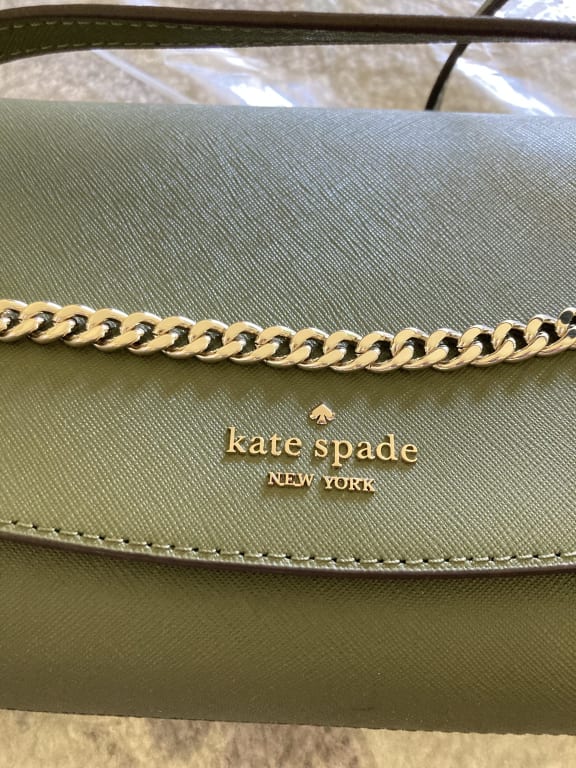 Kate Spade Greer Chain Crossbody Lilac Saffiano Leather -  Norway