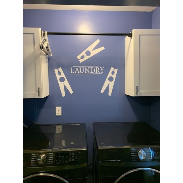Clothespins Set Laundry Room Wall Decals SMALL Bed Bath & Beyond