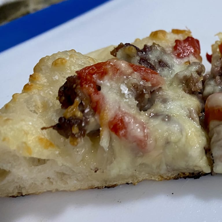 Grilled Personal Pizza Maker from Uncommon Goods. Customer submitted image.