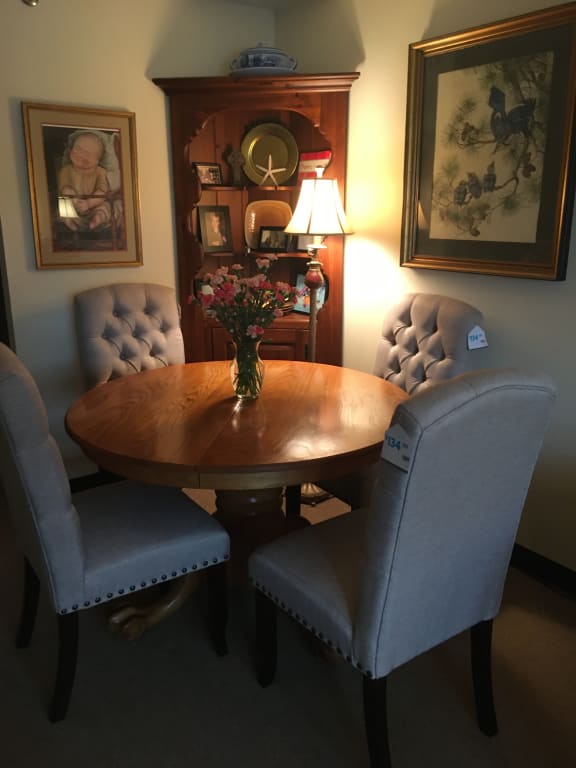 Amina Ivory Tufted Upholstered Wood Dining Chair