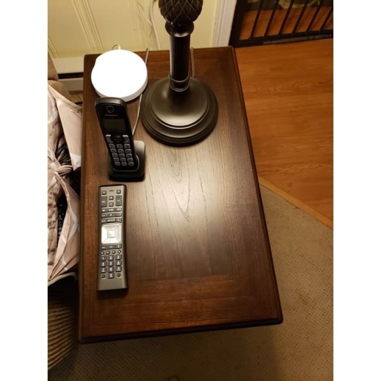 Barilanni Dark Brown Chair Side End Table Bed Bath & Beyond 20966009