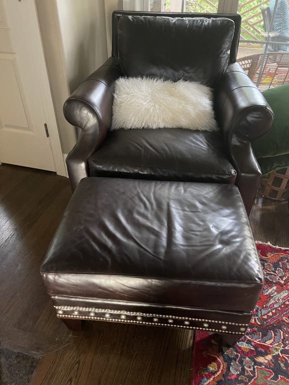 Customer Image Captioned: Perfect for this chair!