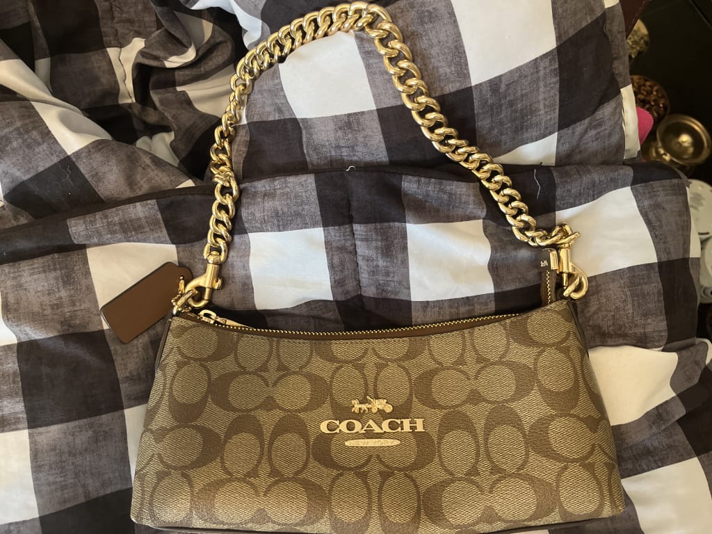 Coach Outlet Charlotte Shoulder Bag In Signature Canvas