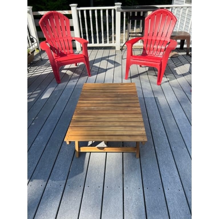Sedona Outdoor Wooden Coffee Table by Christopher Knight Home Bed