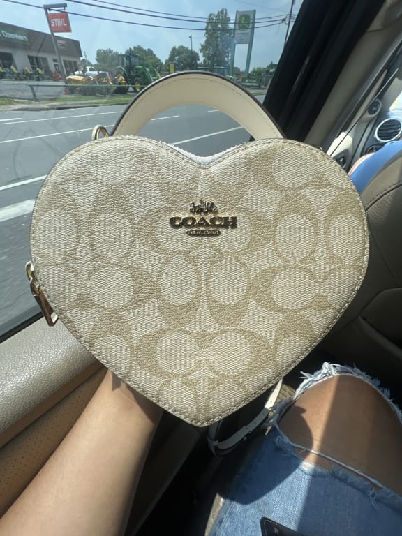 COACH®  Heart Crossbody 14 With Pillow Quilting