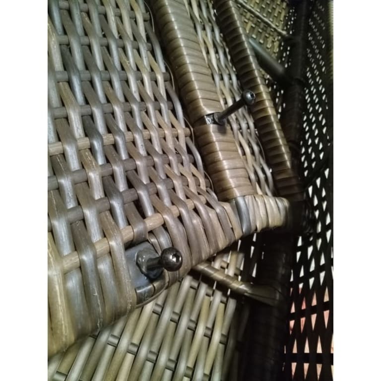 Camrose Farmhouse 2 Person Wicker Porch Swing Bed Bath & Beyond