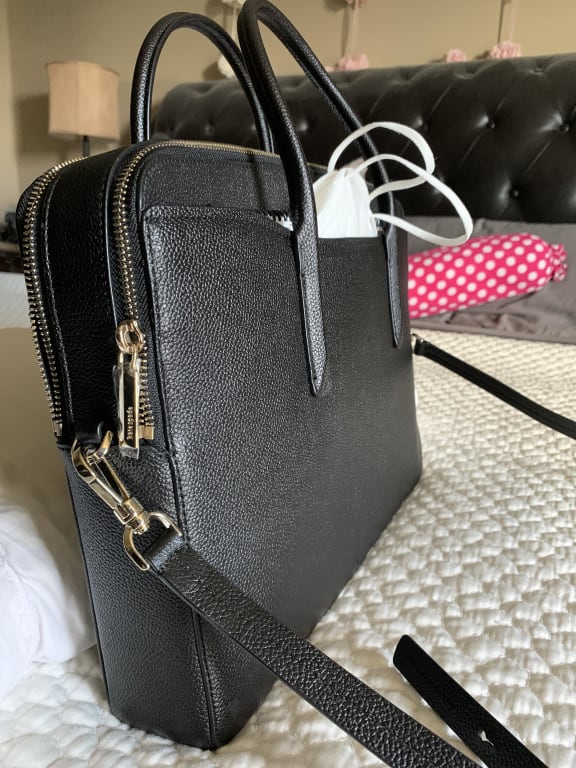 Kate Spade 13 Double Zip Laptop Bag in Black