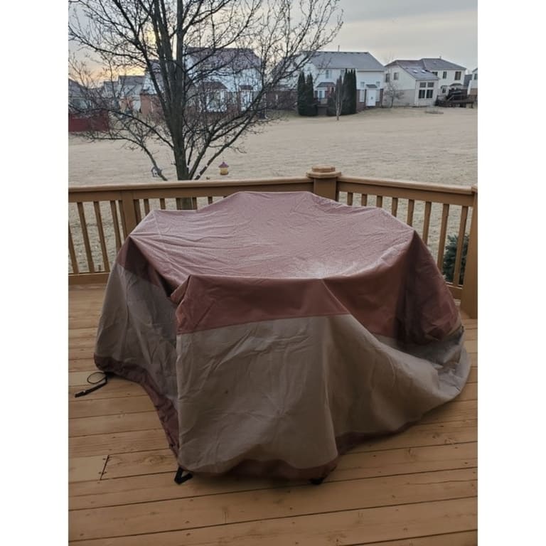 Duck Covers Ultimate Square Patio Table with Chairs Cover On Sale