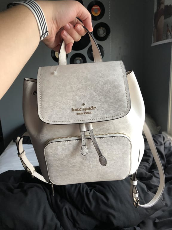 Kate+Spade+New+York+Darcy+Flap+Fashion+Women%27s+Backpack+-+Black