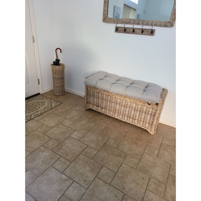 Key Largo Rattan Flip Top Storage Bench Bed Bath & Beyond 20906061