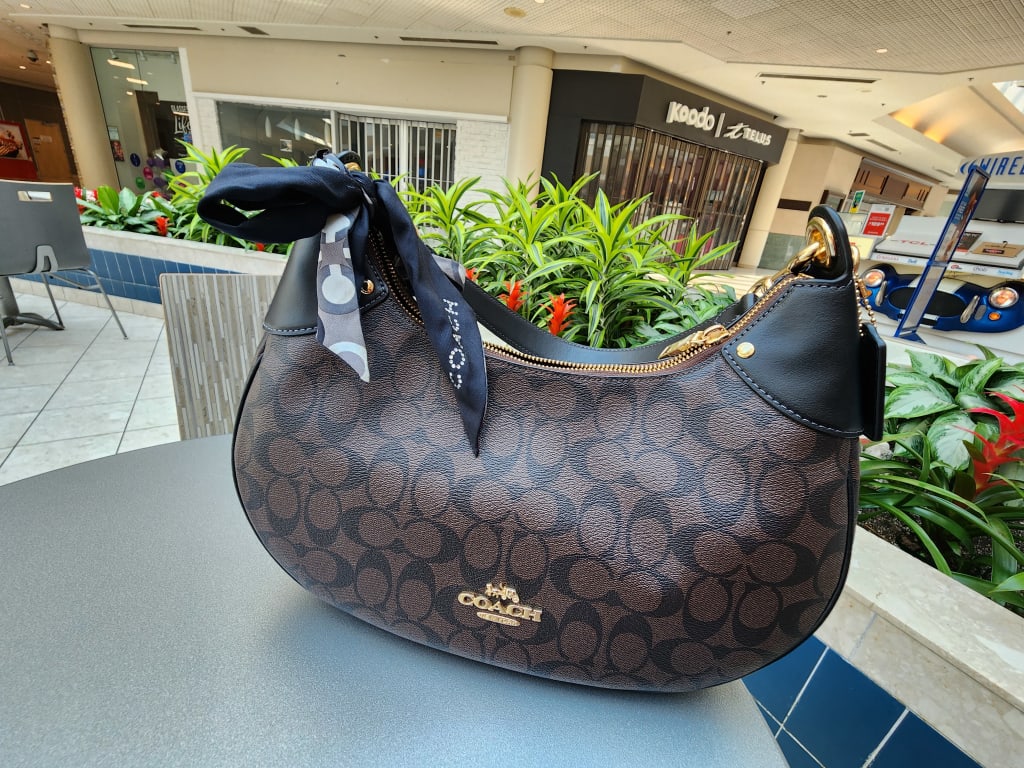 COACH®  Mara Hobo With Floral Cluster Print