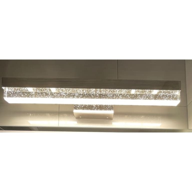 Artika Essence Bubble Bar Vanity Light Fixture, Chrome Bed Bath