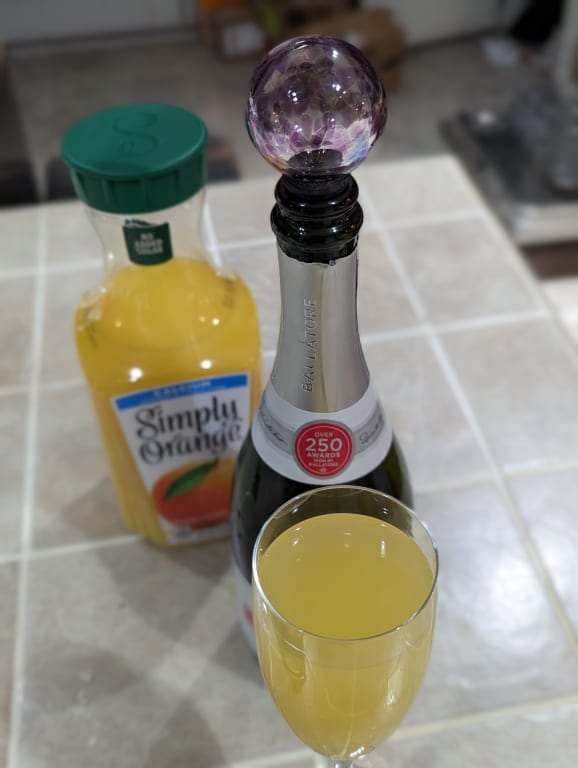 Birthstone Wine Bottle Stopper from Uncommon Goods. Customer submitted image.