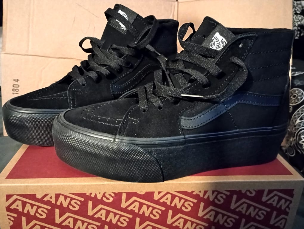 Vans | Sk8-Hi Tapered Stackform Black/True White Shoe Vans | Sk8-Hi Tapered Stackform Black/True White Shoe