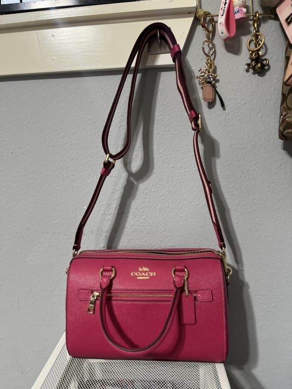 Coach Mini Rowan Satchel In Blocked Signature Canvas CH160 – Luxe Paradise