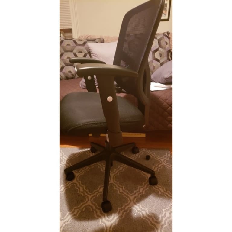 Essentials by OFM ESS-3050 3-Paddle Ergonomic Mesh High-Back Task Chair with Arms and Lumbar 