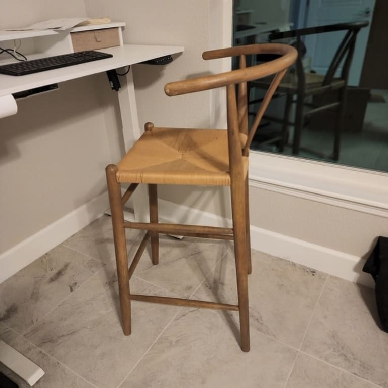 Modway Amish Midcentury Modern Wood Bar Stool in Gray On Sale Bed Bath & Beyond 30094862