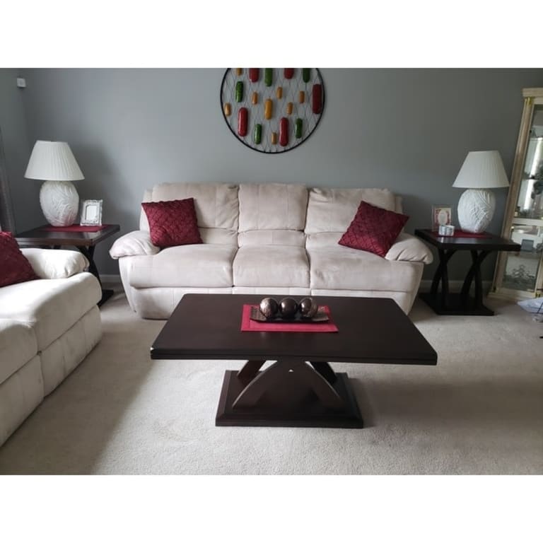 Avellino Modern Espresso Finish Wood Coffee Table by Greyson Living