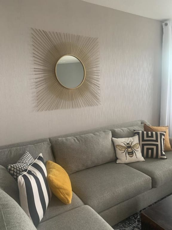 Elspeth Accent Mirror 42" W x 1" D x 42" H On Sale Bed Bath