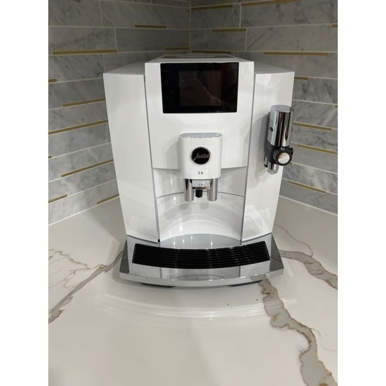 Jura E8 Automatic Espresso Machine (Piano White) Bed Bath & Beyond