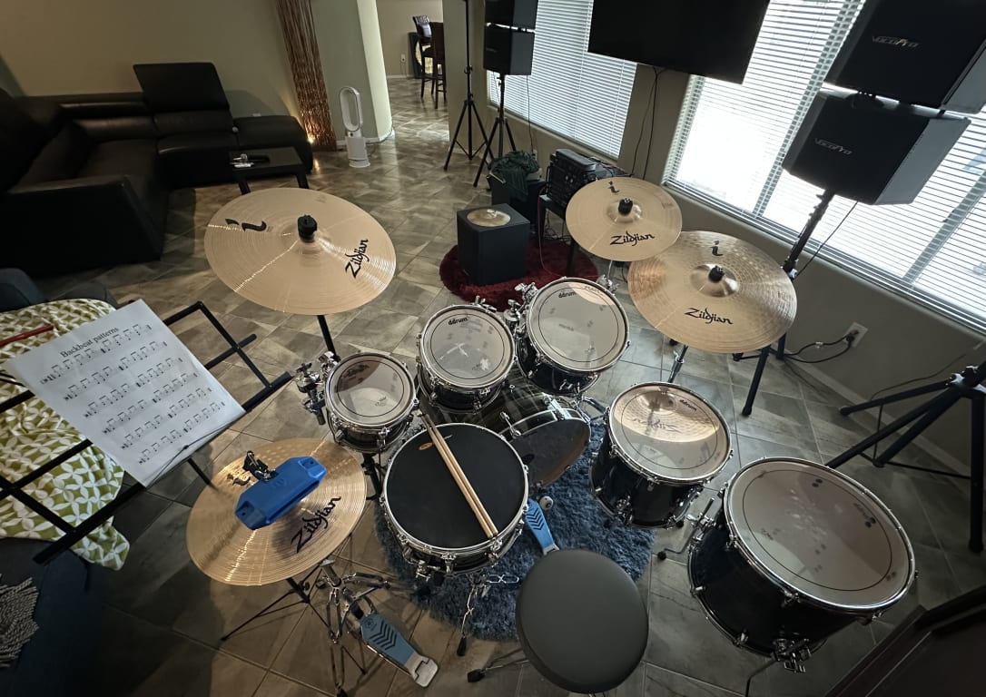 ddrum Dominion Birch 6-Piece Shell Pack With Free 8