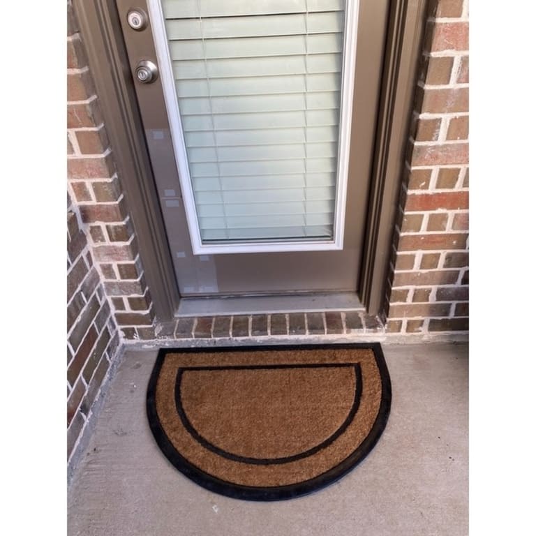 Coir/ Rubber Frame Doormat Bed Bath & Beyond 8664792