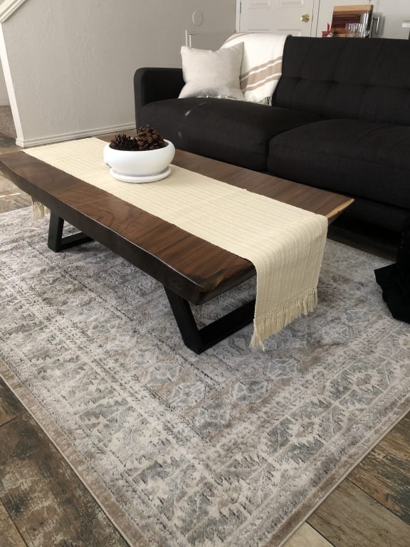 (D452) Shaydon Grey & Multicolor Woven Area Rug, 5x7