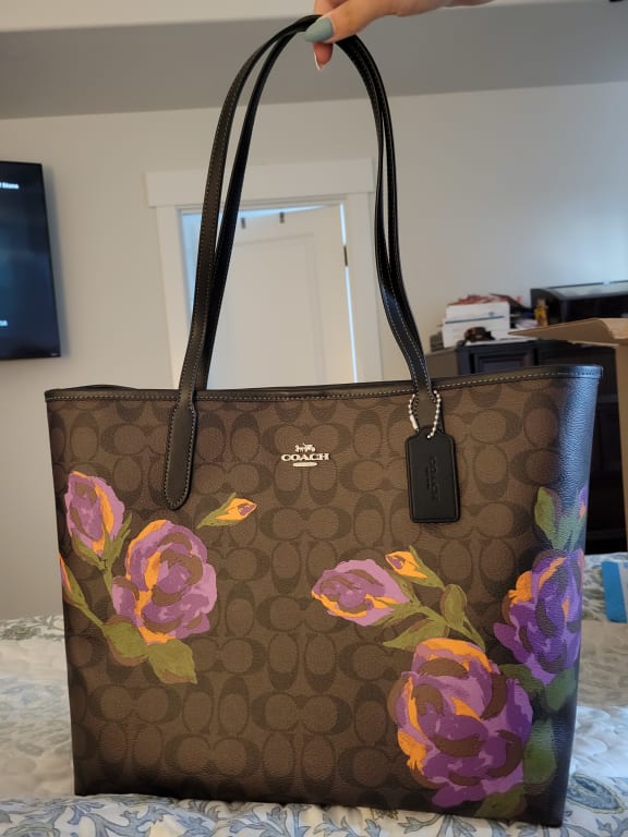 Coach Saffiano Large City Tote - $127 - From Leslies