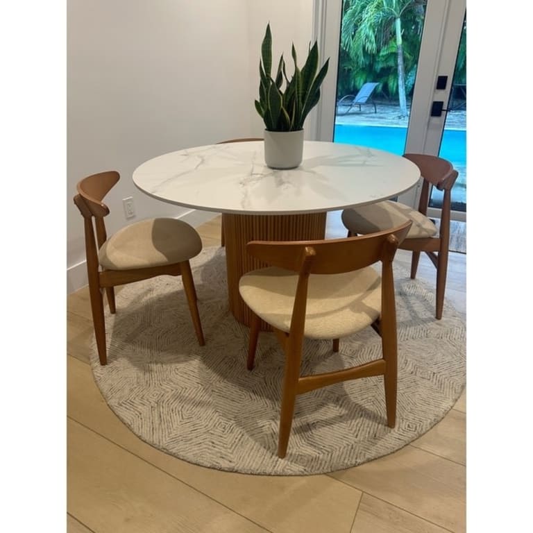 Norwegian Danish Tapered Dining Chairs (Set of 2) by iNSPIRE Q Modern