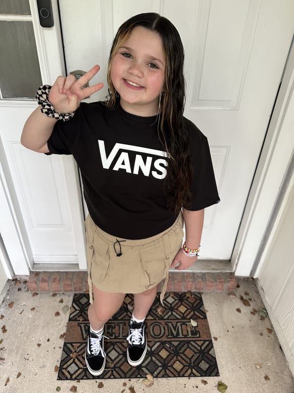 Kids White/Black | T-Shirt Classic Vans