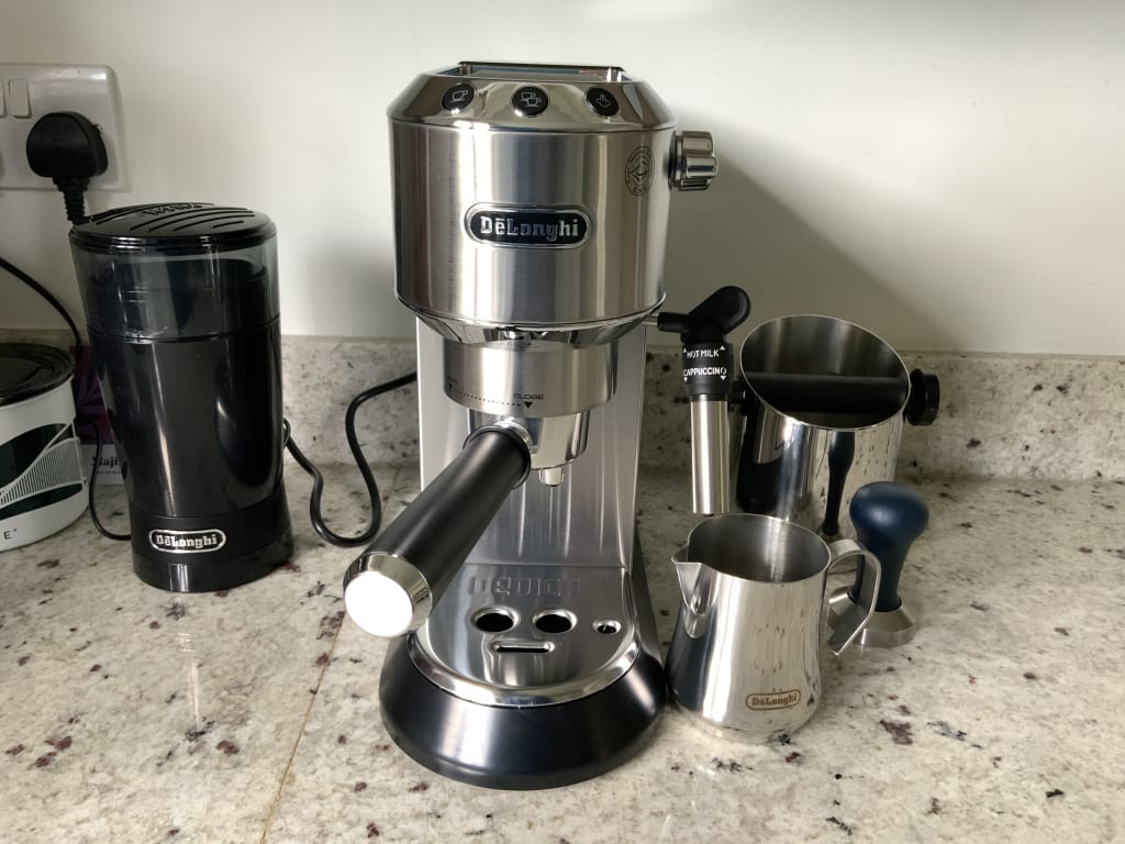 Delonghi Dedica Delonghi Espresso Maker With Grinder Coffee