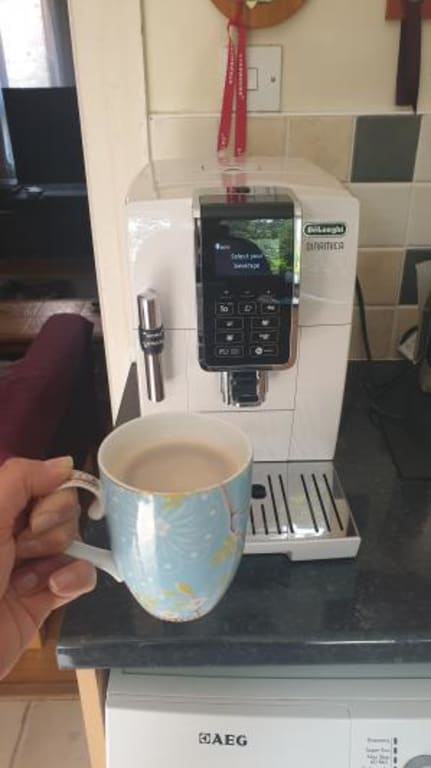 Machine à espresso automatique De'Longhi Dinamica Blanc
