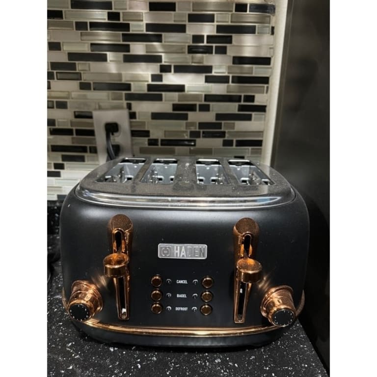 Haden Heritage Retro Wide Slot 4slice Toaster Bed Bath & Beyond