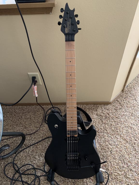 EVH Wolfgang WG Standard Electric Guitar Bomber Black EVH Wolfgang WG Standard Electric Guitar Bomber Black