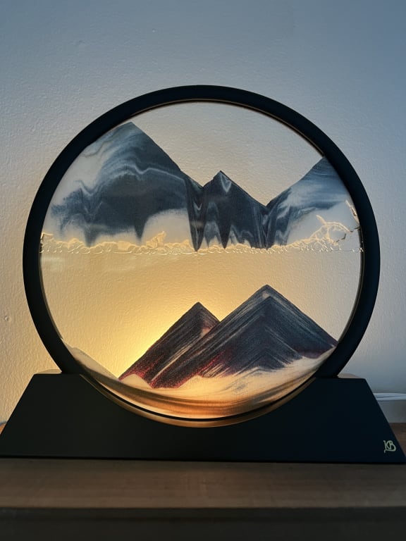Deep Sea Sand Art from Uncommon Goods. Customer submitted image.