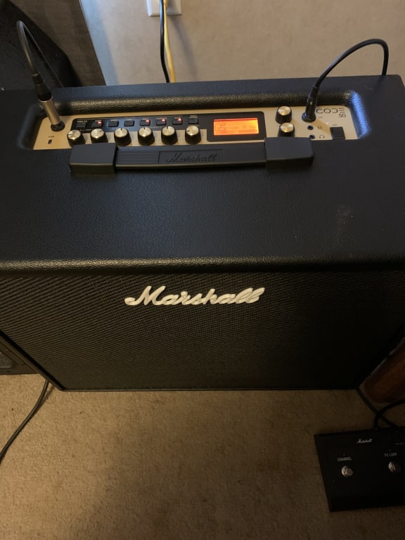 Marshall CODE50 50W 1x12 Guitar Combo Amp Black | Guitar Center Marshall CODE50 50W 1x12 Guitar Combo Amp Black | Guitar Center