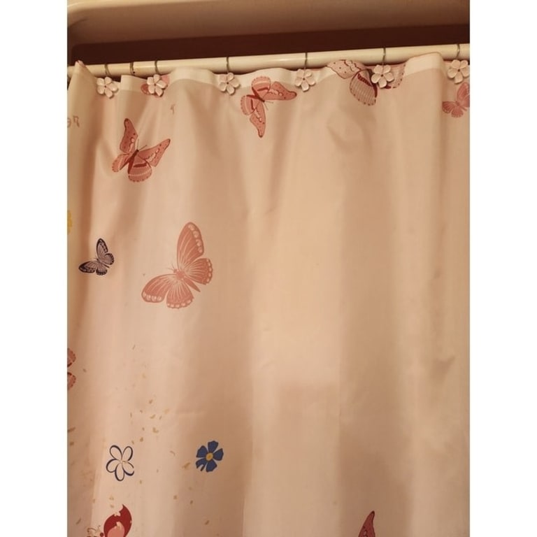Creative Scents Vanda White & Pink Blossom Shower Curtain Hooks - Set of 12  - Bed Bath & Beyond - 25640589