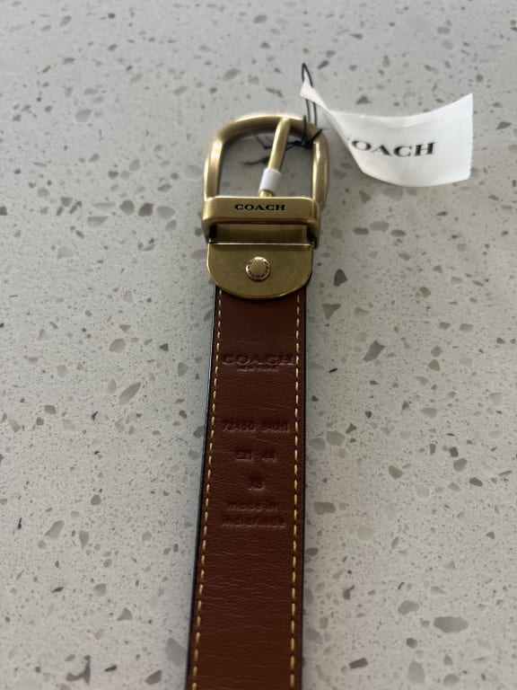 NWT Coach women's Horse and Carriage BUCKLE BELT 25mm