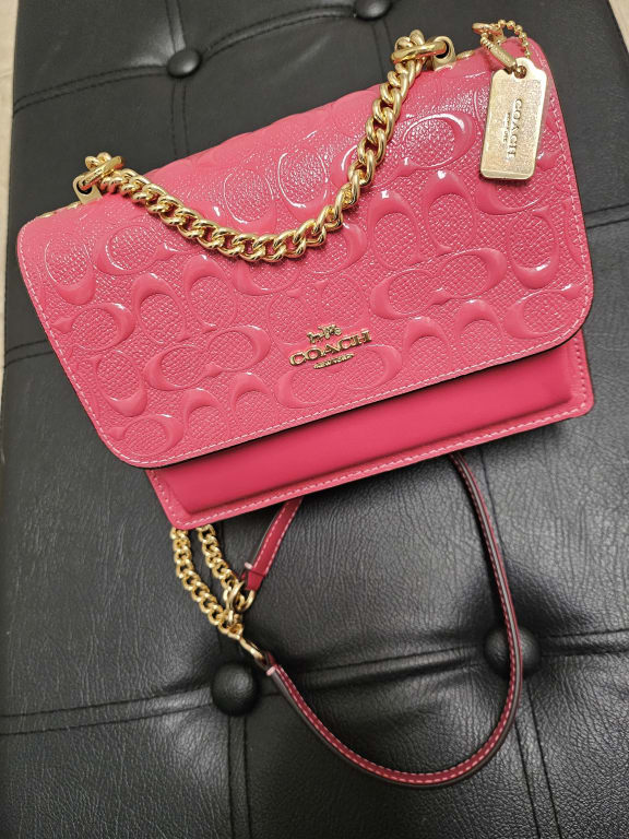 COACH®  Mini Klare Crossbody With Heart Cherry Print